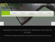 Tablet Screenshot of ecopreserve.com.br