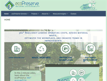 Tablet Screenshot of ecopreserve.net